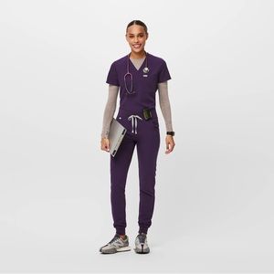 COPY - Figs scrubs set - purple jam